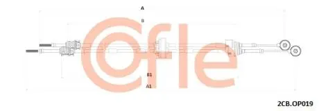 LINKA ZMIANY BIEGÓW OPEL COFLE 922CBOP019