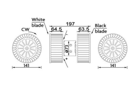 SILNIK DMUCHAWY BMW 3 (E36) MAHLE / KNECHT AB192000S