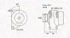 Alternator MAGNETI MARELLI 063732028010 (фото 1)