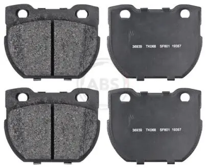 Гальмівні колодки, дискові (набір) A.B.S. 36939