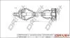 Полуось (передняя) VW Golf 1.6-2.0 04-/Passat 1.9/2.0 05-10 (L) (36x519) DR!VE+ DP2110100091 (фото 1)