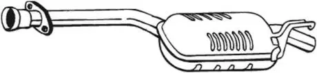 Глушник системи випуску (середній) BOSAL 175135