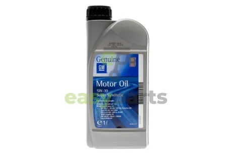 Олива 5W30 Super Synthetic (1L) (BMW LL-04/MB 229.31/MB 229.51/PORSCHE C30/VW 503.01/504.00/507.00) GM 93165009