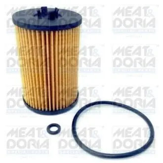 MEATDORIA VW Фильтр масла Audi A3,4,5,6,Q5,Skoda Octavia,Golf VII,Passat 1.6/2.0TDI 12- MEAT&DORIA 14147