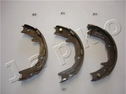 Гальмівні колодки зад. Outlander/Lancer/Pajero/Galant 87-13 JAPKO 55507