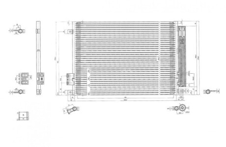 CHLODNICA DO KLIMAT.FIAT PANDA 12- HART 611419