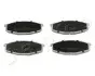 Гальмівні колодки, дискове гальмо (набір) JAPKO 50134 (фото 1)