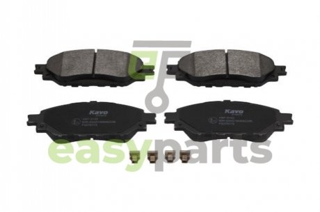 TOYOTA Гальмівні колодки HILUX VIII 2.4 D 4WD 15- KAVO PARTS KBP-9152 (фото 1)