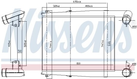 Інтеркулер NISSENS 97028 (фото 1)