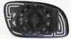 Скло дзеркала (з підігрівом) VW Touran 03-10 (L) (несферичн.) DEPO / LORO 4040G01 (фото 1)