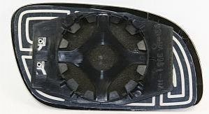 Скло дзеркала (з підігрівом) VW Touran 03-10 (L) (несферичн.) DEPO / LORO 4040G01 (фото 1)