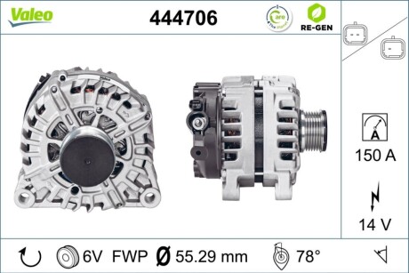 Автозапчасть Valeo 444706