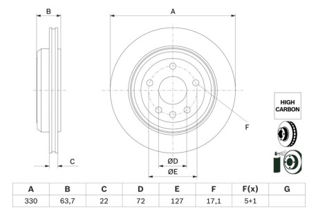 Автозапчасть BOSCH 0986479G87