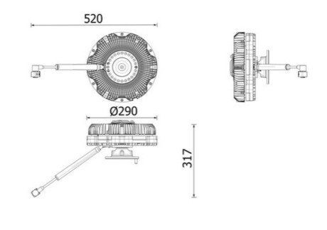 Автозапчасть MAHLE / KNECHT CFC276000P