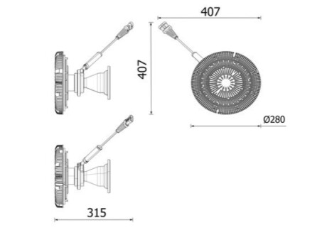 Автозапчасть MAHLE / KNECHT CFC277000P