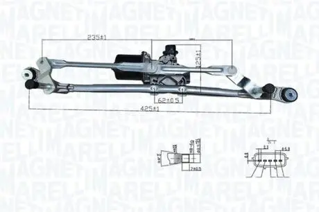 Автозапчасть MAGNETI MARELLI 064376100010
