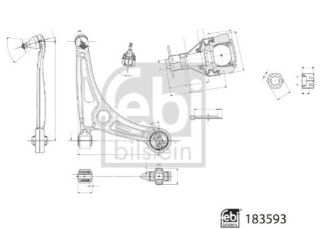 Автозапчасть FEBI BILSTEIN 183593 (фото 1)