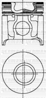 Поршень с кольцами і пальцем (размер отв. 94.80/+0.40) FIAT Ducato, IVECO Daily 2.8d(8140,23,3700) Yenmak 31-03690-040