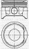 Поршень с кольцами і пальцем (размер отв. 79.5 / STD) (K4M 708 / K4M 710-720 / 95-107-110-116 PS) Yenmak 31-04171-000 (фото 1)