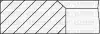 Комплект поршневих кілець (77,258/0.25) CITROEN 1.6VTI, BMW 1.6VTI (1.2/1.5/2) Yenmak 91-09874-025 (фото 1)