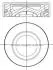 Поршень двигуна MAHLE / KNECHT 028 PI 00140 000 (фото 1)
