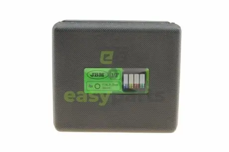 Набір ударних головок 1/2" для шиномонтажу 17-19-21-22 мм (хромовані) JBM 52338