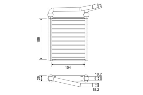 Nagrzewnica Valeo 811626