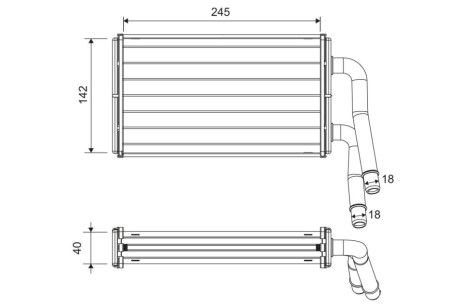 Nagrzewnica Valeo 811599