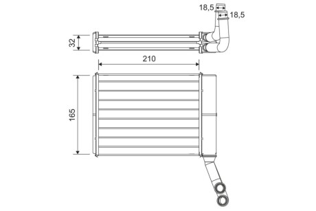 Nagrzewnica Valeo 811597