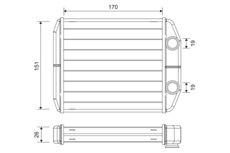 Nagrzewnica Valeo 811582