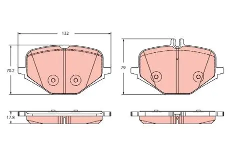 KLOCKI HAM./TY┼ü/ DB GLE-KLASA /V167/ 19- TRW GDB2395