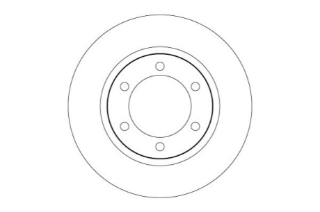 TARCZA HAM./PRZ/ TOYOTA HILLUX 05- TRW DF6726S