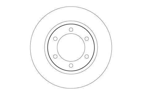 TARCZA HAM./PRZ/ TOYOTA HILLUX 05- TRW DF6726S