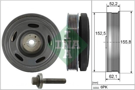 KO┼üO PASOWE RENAULT CAPTUR 1.4 20- INA 544051620