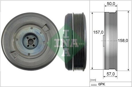 KO┼üO PASOWE AUDI A4 B9 2.0 17- INA 544051310