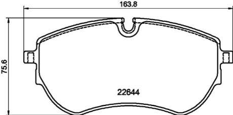 KLOCKI HAMULCOWE PRZOD TEXTAR 2264403