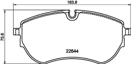 KLOCKI HAMULCOWE PRZOD TEXTAR 2264403