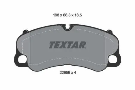 KLOCKI HAM PRZOD TEXTAR 2295901