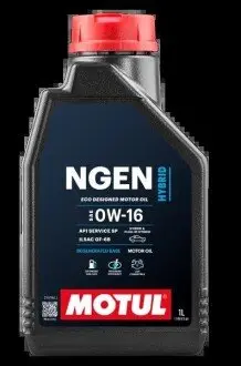 OLEJ SILNIKOWY NGEN HYBRID 0W-16 1L MOTUL 111886 (фото 1)