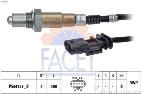 SONDA LAMBDA FACET 108611