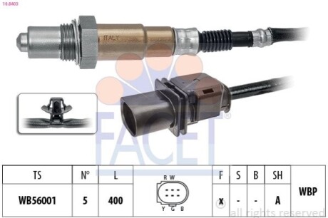 SONDA LAMBDA FACET 108403