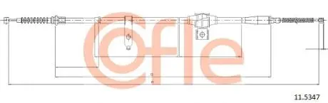 LINKA - HAMULEC RECZNY COF 11.5347 COFLE 92115347 (фото 1)