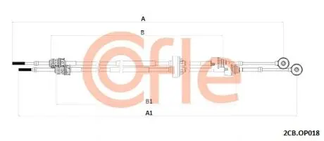 Linka zmiany bieg OP ASTRA J 12- COFLE 922CBOP018