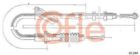 LINKA SPRZEGLA COF 10.244 COFLE 9210244 (фото 1)