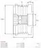 ALTERNATOR KOLO PASOWE WOLNOBIEZNE ALTERNATORA - OPEL CORSA E SZT AS-PL AFP0109S (фото 4)