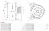 ALTERNATOR REGENEROWANY Z KOLEM AS-PL A0147PR (фото 5)