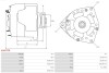 ALTERNATOR REGENEROWANY Z KOLEM AS-PL A0057PR (фото 5)