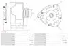 ALTERNATOR REGENEROWANY Z KOLEM AS-PL A0057PR (фото 5)