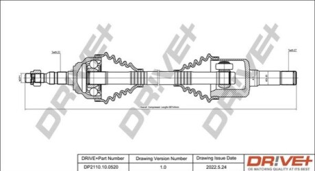 P├ô┼üO┼Ü NAP─śDOWA OPEL ASTRA 2.2DTI 02-04 / M/ /PRZ/ LEWA DR!VE+ DP2110100520