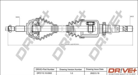 P├ô┼üO┼Ü NAP─śDOWA DACIA DUSTER 1.5DCI 10- / PRZ/ PRAWA DR!VE+ DP2110100302 (фото 1)